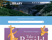 Tablet Screenshot of oremlibrary.org